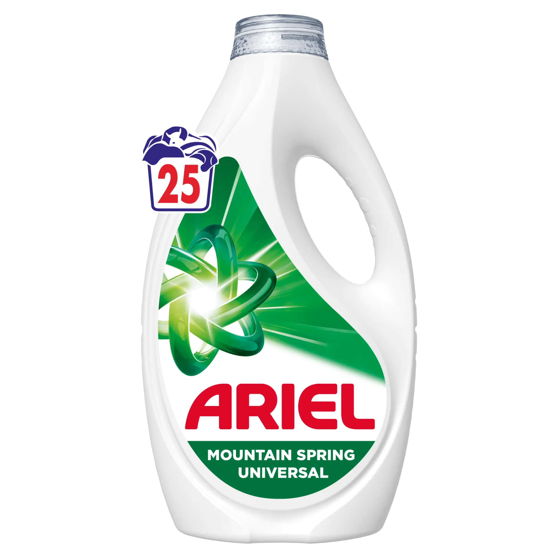 Ariel Mountain Spring Universal Folyékony Mosószer, 1.125 l, 25 Mosáshoz
