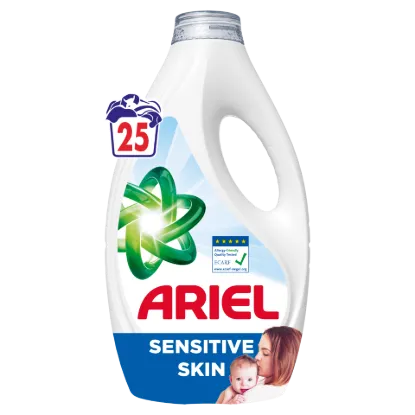 Ariel Sensitive Skin Folyékony Mosószer, 1.125 l, 25 Mosáshoz termékhez kapcsolódó kép
