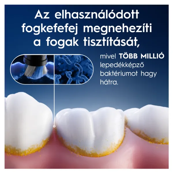 Oral-B iO Series Ultimate Clean, Fekete, Eredeti Fogkefefej, CrissCross Sörték, 8 termékhez kapcsolódó kép