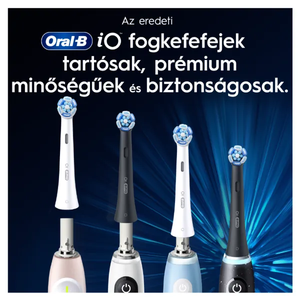 Oral-B iO Series Ultimate Clean, Fekete, Eredeti Fogkefefej, CrissCross Sörték, 8 termékhez kapcsolódó kép