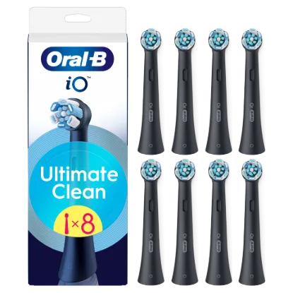 Oral-B iO Series Ultimate Clean, Fekete, Eredeti Fogkefefej, CrissCross Sörték, 8 termékhez kapcsolódó kép