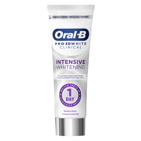 Oral-B Pro 3D White Clinical Radiant White Fogkrém, 75 ml termékhez kapcsolódó kép
