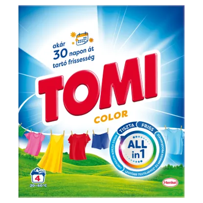 Tomi Color mosószer színes ruhákhoz 4 mosás 200 g termékhez kapcsolódó kép