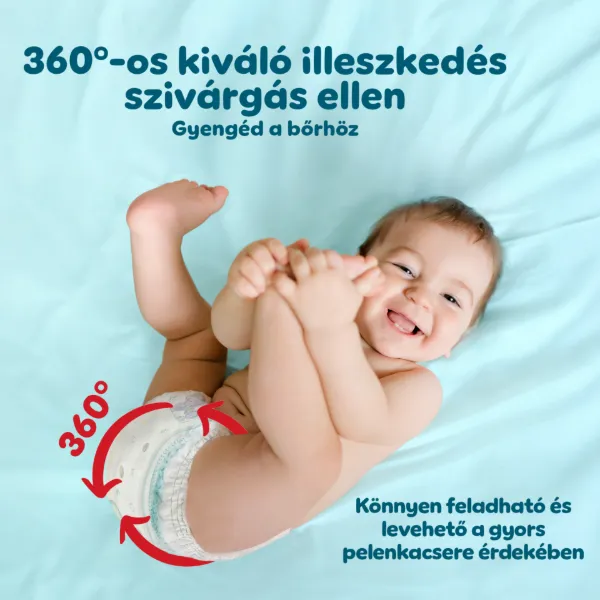 Pampers Premium Care Bugyipelenka, Méret: 3, 152 db Pelenka, 6kg-11kg termékhez kapcsolódó kép