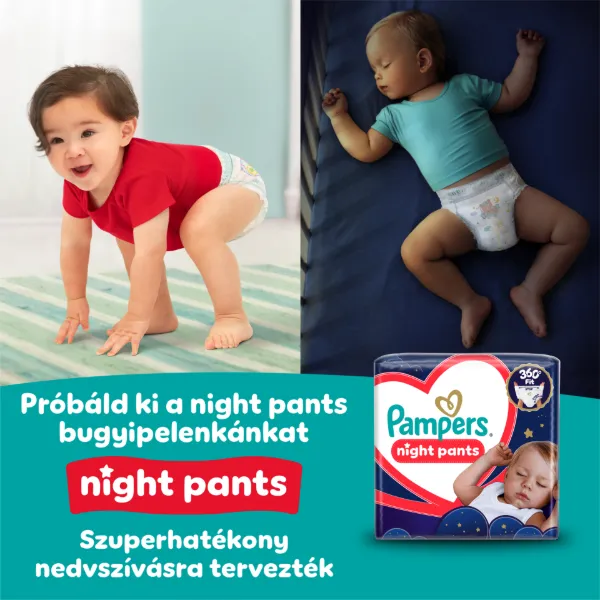 Pampers Active Baby Bugyipelenka, Méret: 4, 186 db Pelenka, 9kg-15kg termékhez kapcsolódó kép