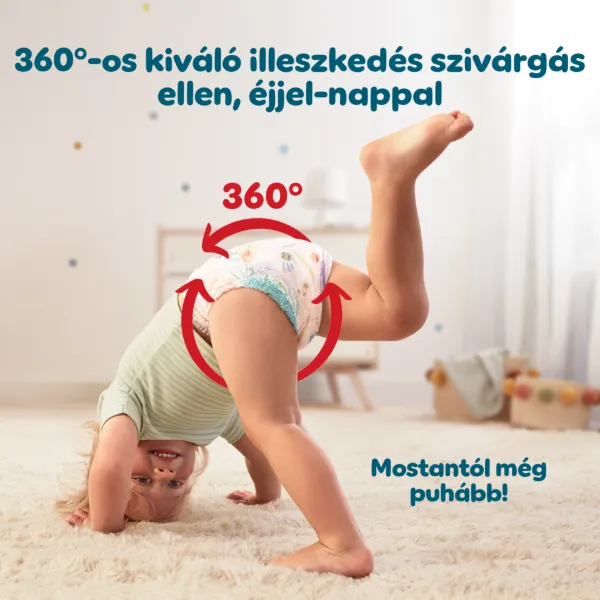 Pampers Active Baby Bugyipelenka, Méret: 6, 144 db Pelenka, 13kg-19kg termékhez kapcsolódó kép