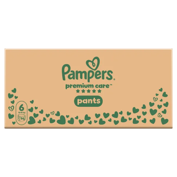 Pampers Premium Care Bugyipelenka, Méret: 6, 96 db Pelenka, 13kg-19kg termékhez kapcsolódó kép