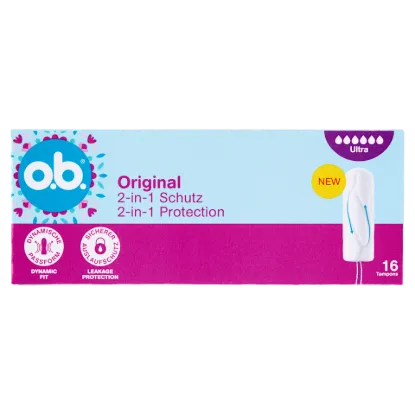 o.b. Original Ultra tampon 16 db termékhez kapcsolódó kép