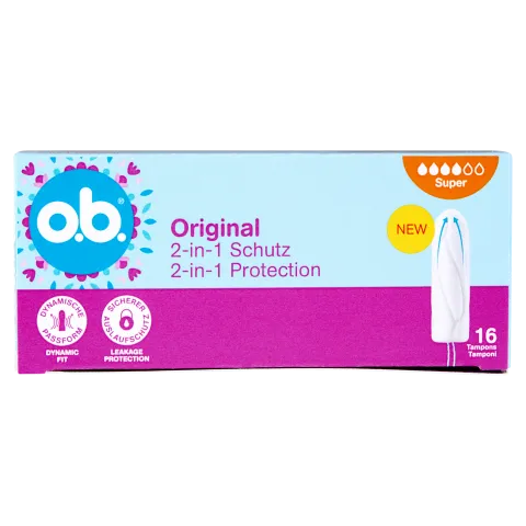 o.b. Original Super tampon 16 db termékhez kapcsolódó kép
