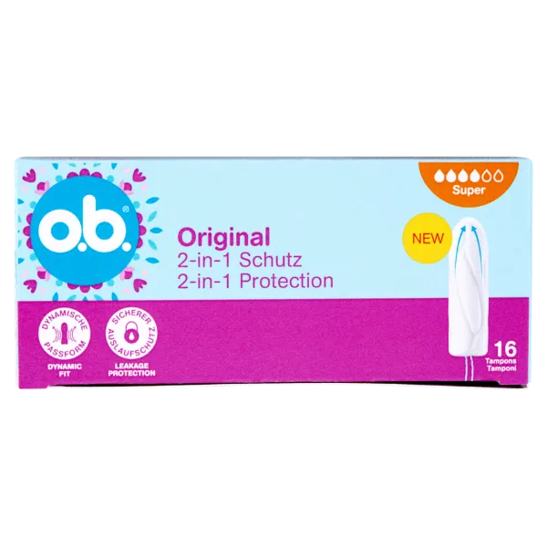 o.b. Original Super tampon 16 db termékhez kapcsolódó kép
