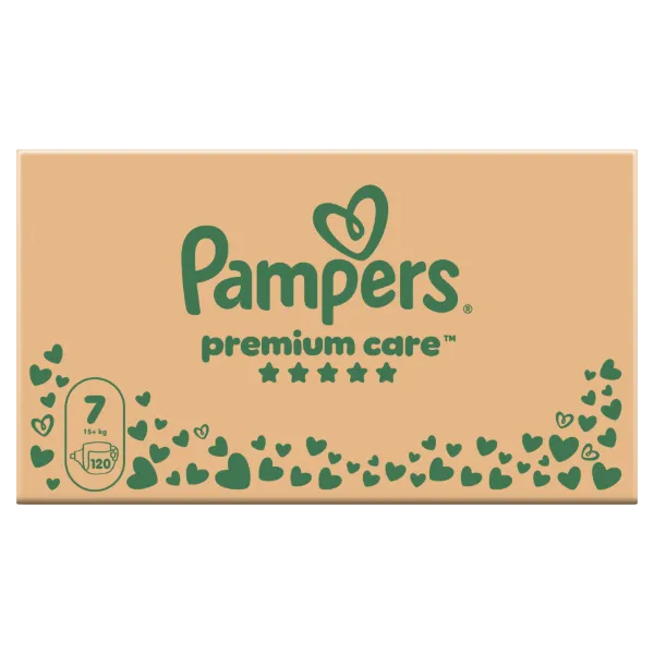 Pampers Premium Care Pelenka, Méret: 7, 120 db, 15kg+ termékhez kapcsolódó kép