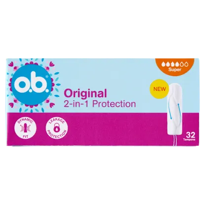 o.b. Original Super tampon 32 db termékhez kapcsolódó kép