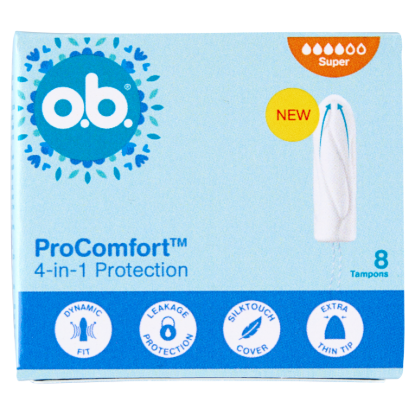 o.b. ProComfort Super tampon 8 db termékhez kapcsolódó kép
