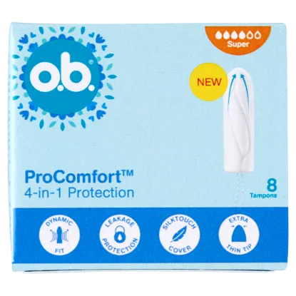 o.b. ProComfort Super tampon 8 db termékhez kapcsolódó kép