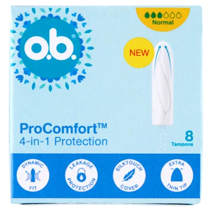 o.b. ProComfort Normal tampon 8 db termékhez kapcsolódó kép