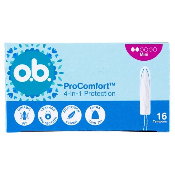 o.b. ProComfort Mini tampon 16 db termékhez kapcsolódó kép