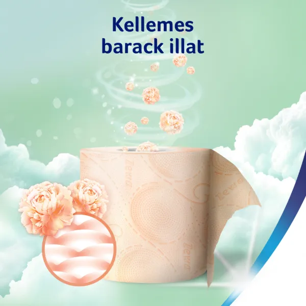 Zewa Deluxe Cashmere Peach toalettpapír 3 rétegű 16 tekercs termékhez kapcsolódó kép