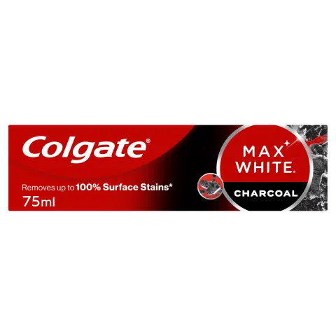 Colgate Max White Charcoal fogfehérítő fogkrém 75 ml termékhez kapcsolódó kép