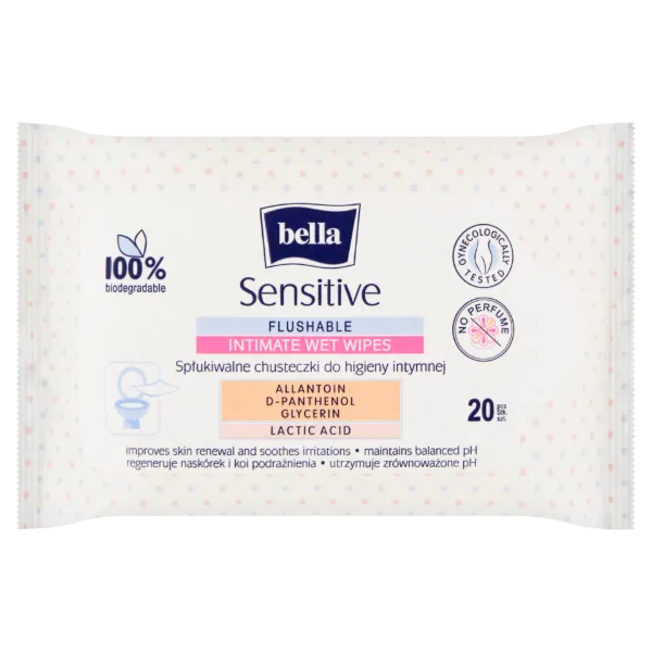 Bella intimhigiénés nedves törlőkendő érzékeny bőrre is 20 db termékhez kapcsolódó kép