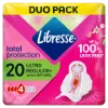 Libresse Ultra Regular+ Total Protection egészségügyi betét aloe vera kivonattal 20 db termékhez kapcsolódó kép