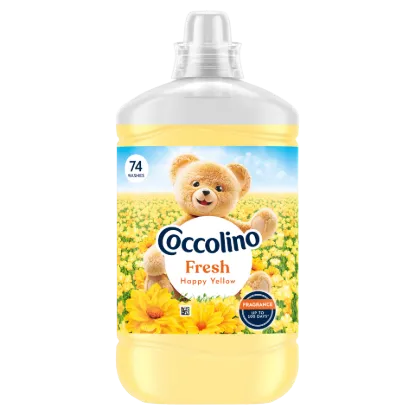 Coccolino Fresh Happy Yellow öblítőkoncentrátum 74 mosás 1702 ml termékhez kapcsolódó kép