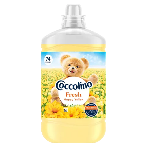 Coccolino Fresh Happy Yellow öblítőkoncentrátum 74 mosás 1702 ml termékhez kapcsolódó kép