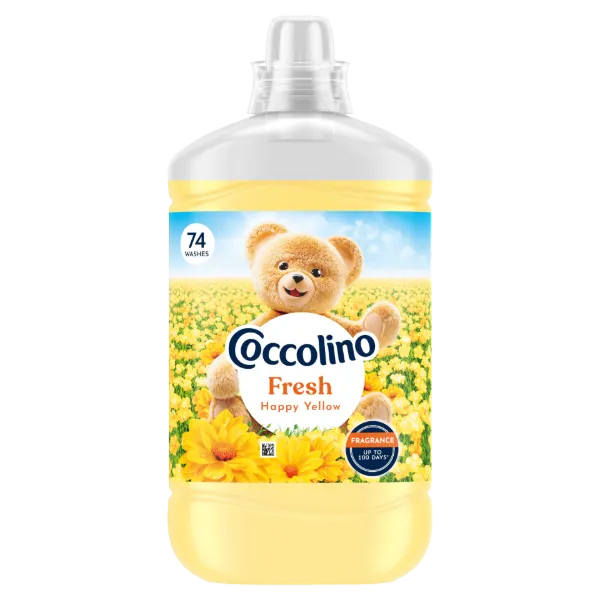 Coccolino Fresh Happy Yellow öblítőkoncentrátum 74 mosás 1702 ml termékhez kapcsolódó kép