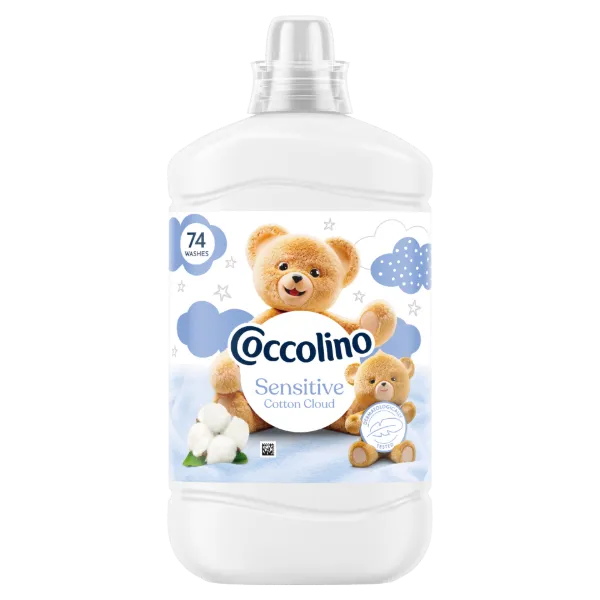 Coccolino Sensitive Cotton Cloud öblítőkoncentrátum 74 mosás 1702 ml termékhez kapcsolódó kép