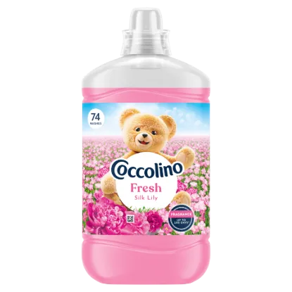 Coccolino Fresh Silk Lily öblítőkoncentrátum 74 mosás 1702 ml termékhez kapcsolódó kép