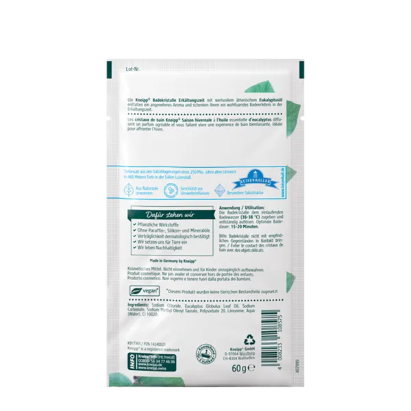 Kneipp Fürdőkristály 60 g Szabad légutak termékhez kapcsolódó kép