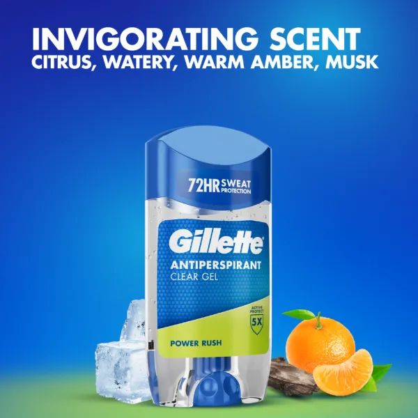 Gillette Power Rush Izzadásgátló Gél Férfiaknak , 70 ml termékhez kapcsolódó kép