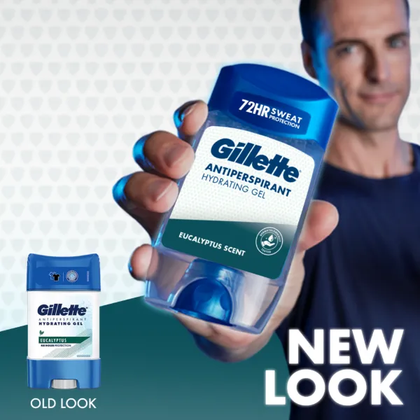 Gillette Eucalyptus Scent Izzadásgátló Hidratáló Gél Férfiaknak, 70 ml termékhez kapcsolódó kép