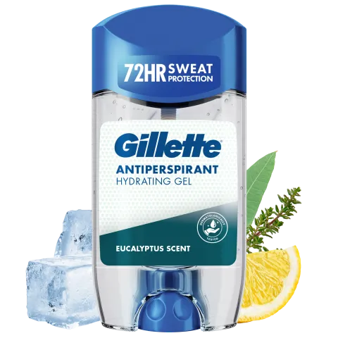 Gillette Eucalyptus Scent Izzadásgátló Hidratáló Gél Férfiaknak, 70 ml termékhez kapcsolódó kép