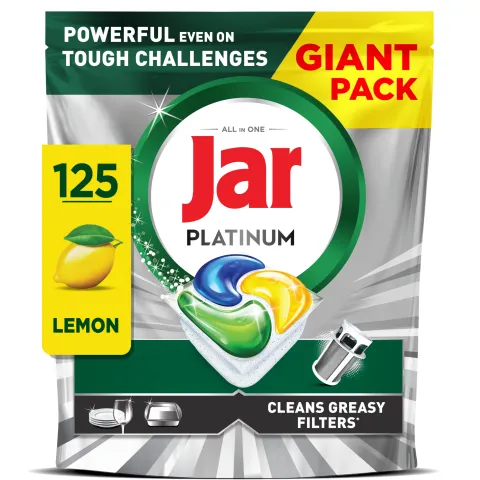 Jar Platinum Lemon All In One Mosogatókapszula, 125 db termékhez kapcsolódó kép
