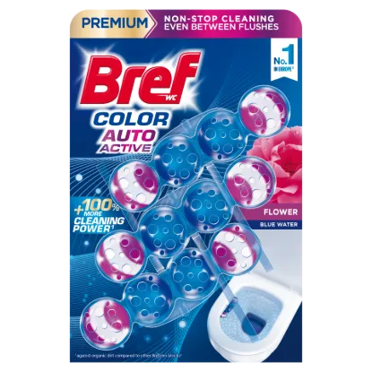 Bref Color Auto Active Flower WC frissítő 3 x 50 g termékhez kapcsolódó kép