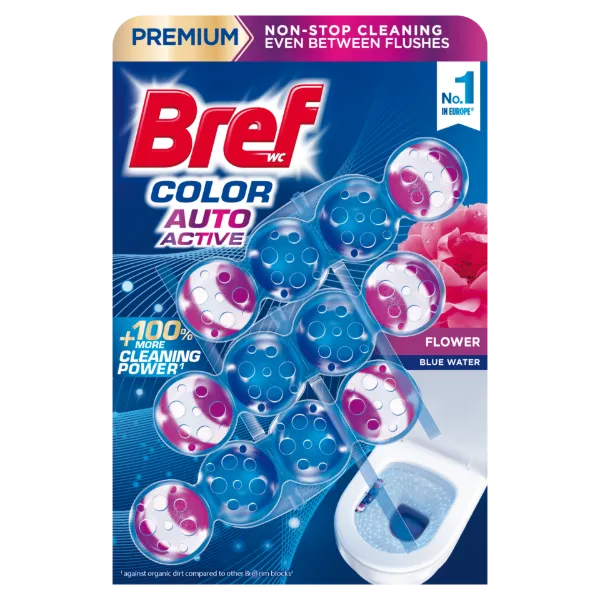 Bref Color Auto Active Flower WC frissítő 3 x 50 g termékhez kapcsolódó kép