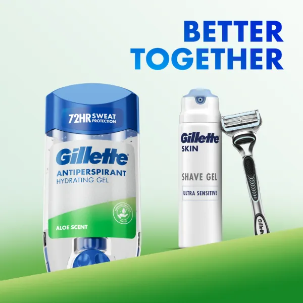 Gillette Aloe Scent Izzadásgátló Hidratáló Gél Férfiaknak, 70 ml termékhez kapcsolódó kép