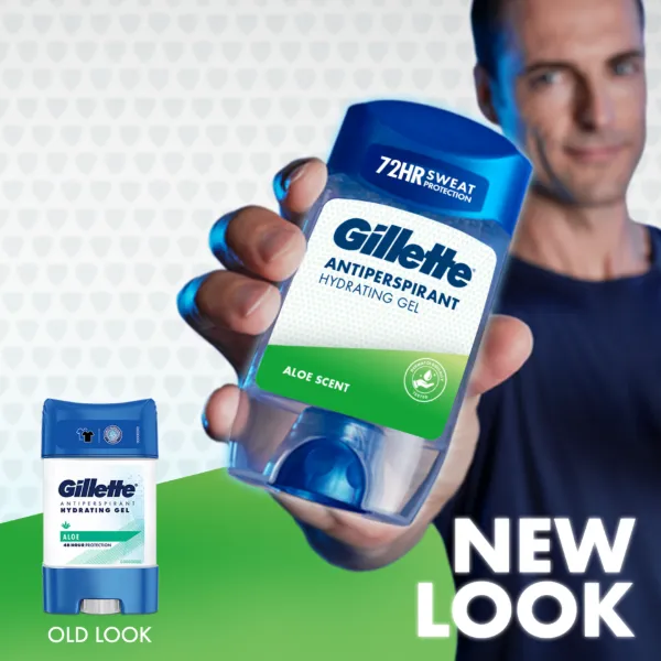 Gillette Aloe Scent Izzadásgátló Hidratáló Gél Férfiaknak, 70 ml termékhez kapcsolódó kép
