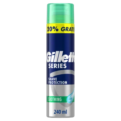Gillette Series Nyugtató Hatású Borotvazselé Aloe Verával, 240ml termékhez kapcsolódó kép