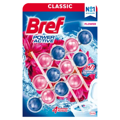 Bref Power Active Flower WC frissítő 3 x 50 g termékhez kapcsolódó kép