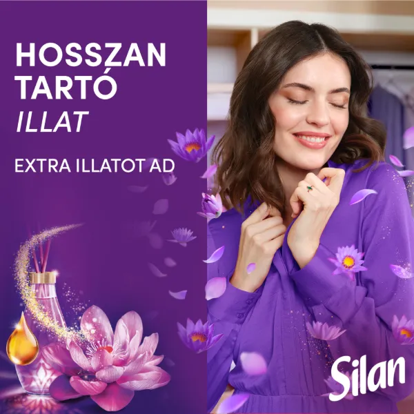Silan Aromatherapy Dreamy Lotus textilöblítő koncentrátum 62 mosás 1364 ml termékhez kapcsolódó kép
