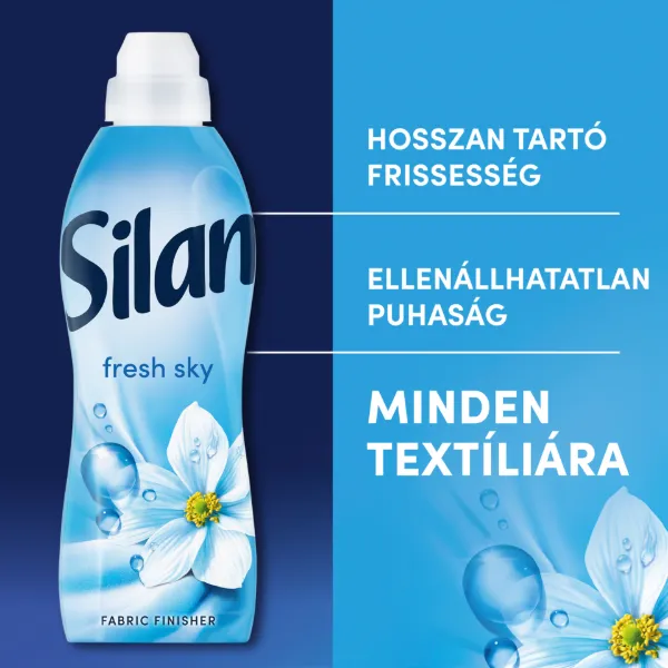 Silan Fresh Sky textilöblítő koncentrátum 76 mosás 1672 ml termékhez kapcsolódó kép