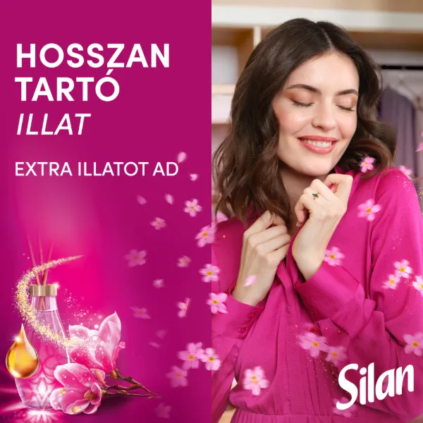 Silan Aromatherapy Magic Magnolia textilöblítő koncentrátum 62 mosás 1364 ml termékhez kapcsolódó kép