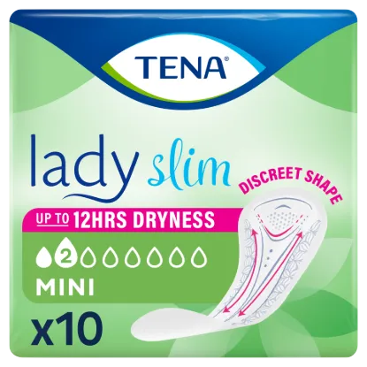 Tena Lady Slim Mini vékony inkontinencia betét 10 db termékhez kapcsolódó kép