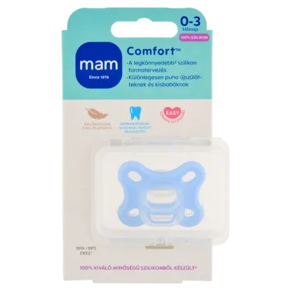 MAM Comfort szilikon cumi 0-3 hónap termékhez kapcsolódó kép