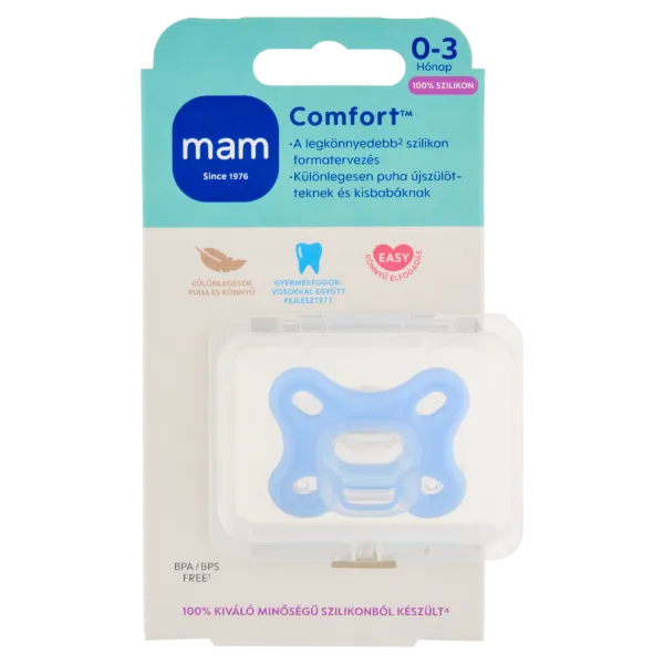 MAM Comfort szilikon cumi 0-3 hónap termékhez kapcsolódó kép