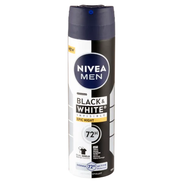 NIVEA MEN Black & White Invisible Epic Night izzadásgátló 150 ml termékhez kapcsolódó kép