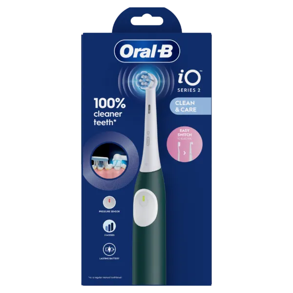 Oral-B iO 2 Elektromos Fogkefe, Erdőzöld termékhez kapcsolódó kép