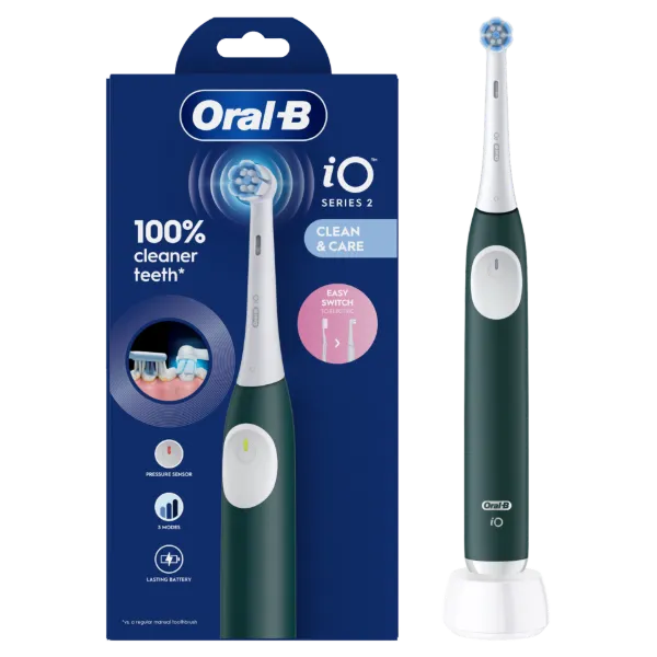 Oral-B iO 2 Elektromos Fogkefe, Erdőzöld termékhez kapcsolódó kép
