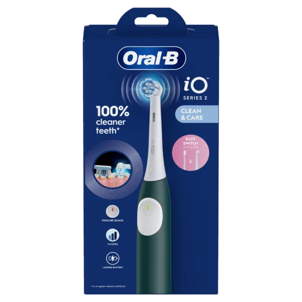 Oral-B iO 2 Elektromos Fogkefe, Erdőzöld termékhez kapcsolódó kép